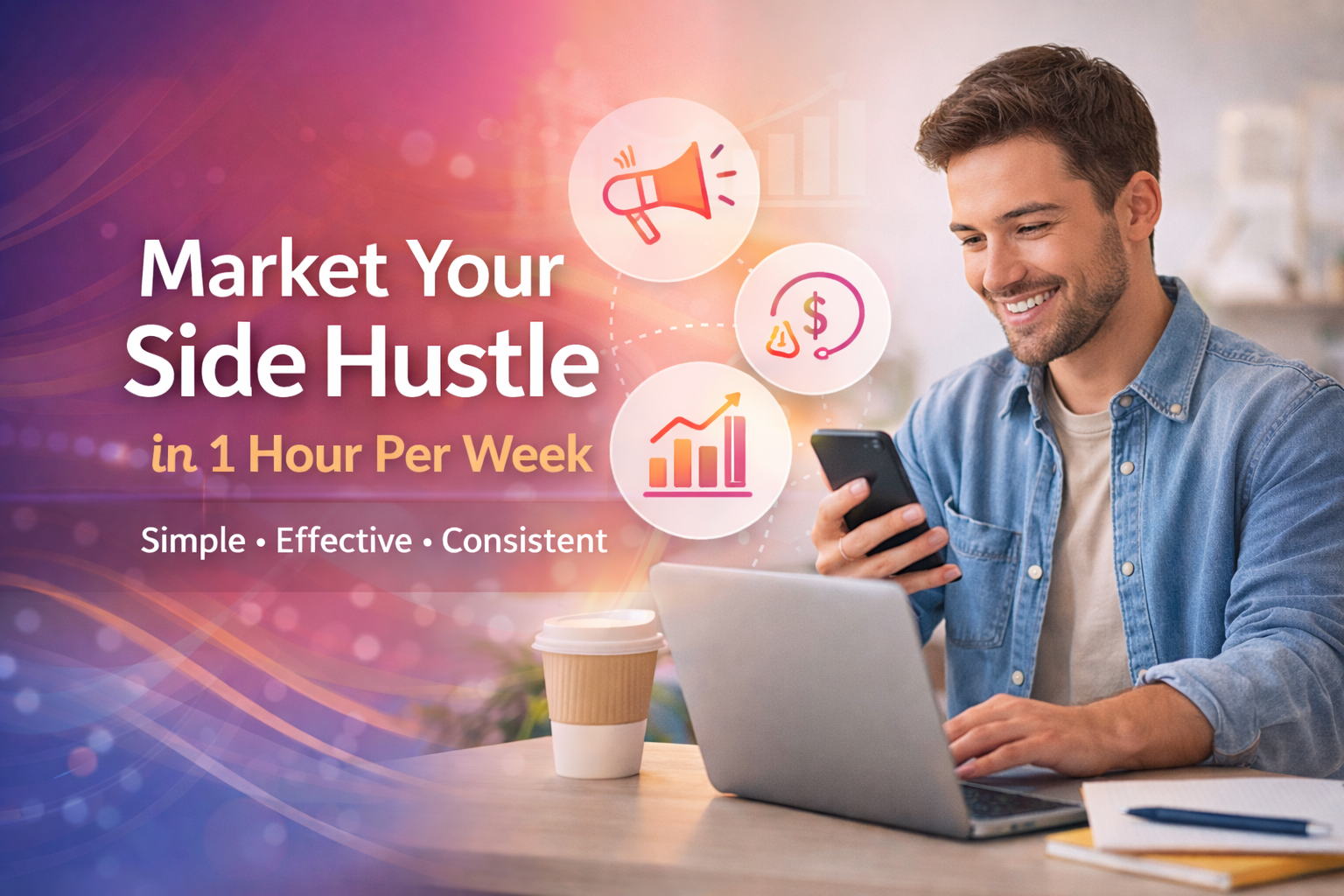 Market Your Side Hustle in 1 Hour/Week