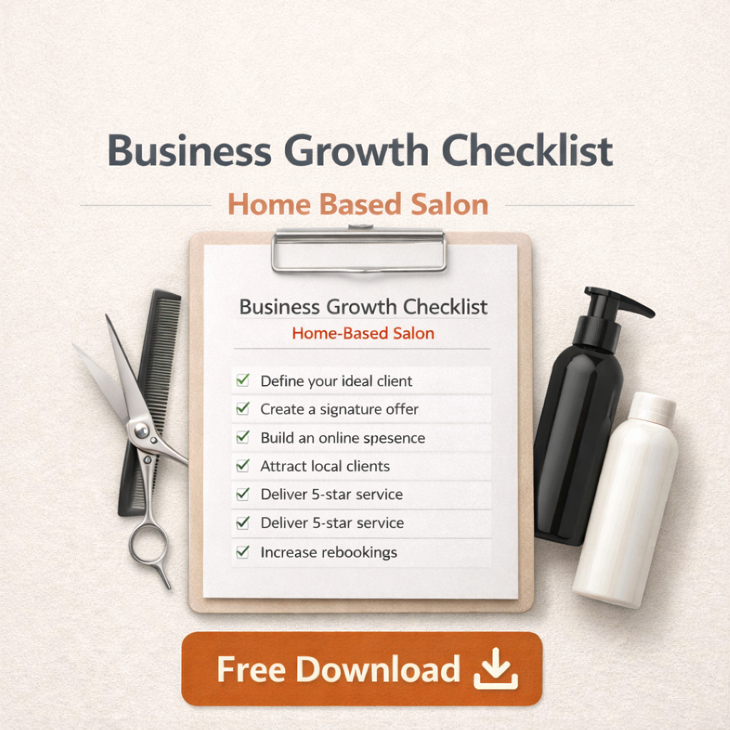 Business Growth Checklist – Home Based Salon