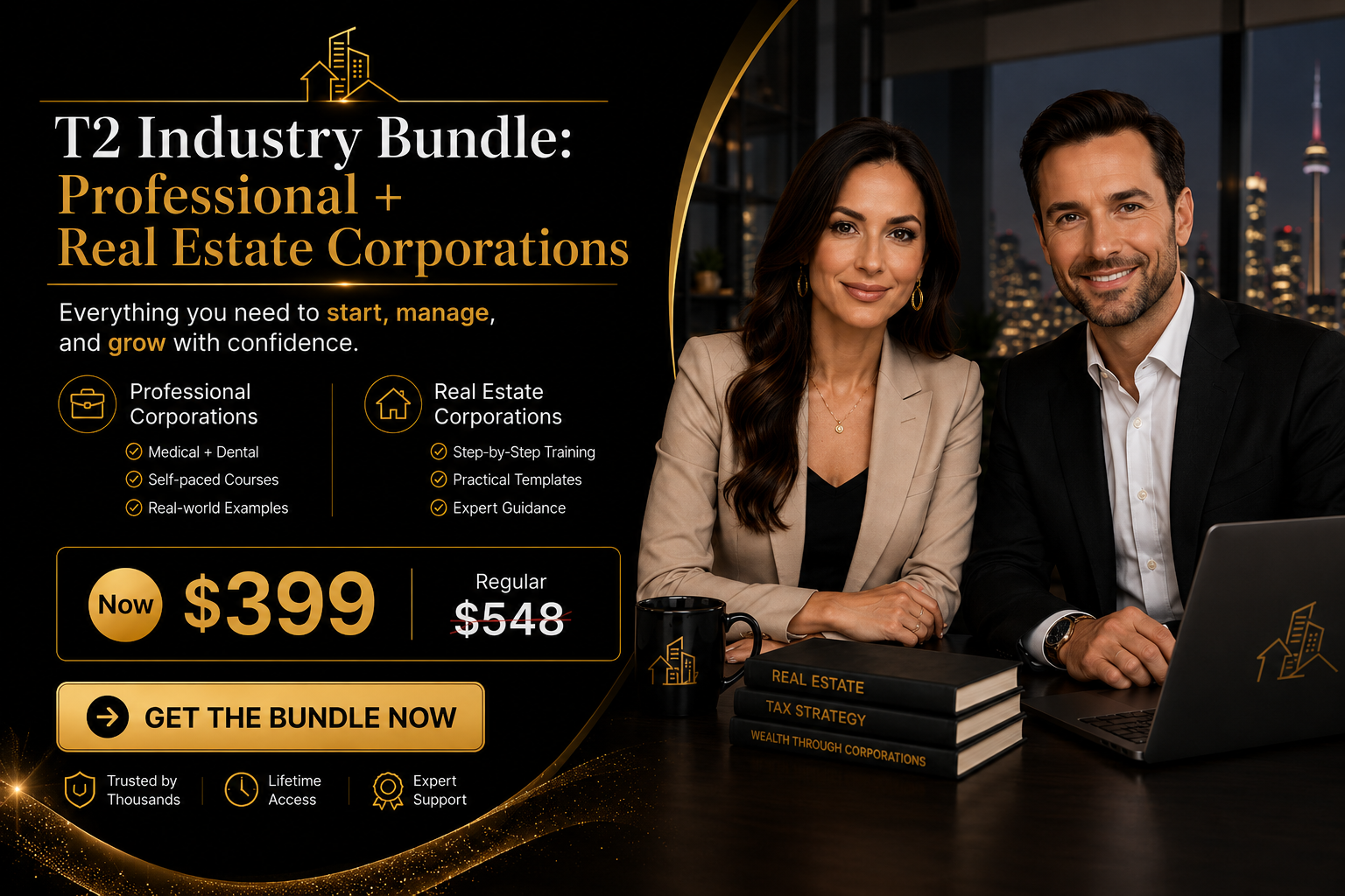 The Incorporated Professionals T2 Bundle: Professional + Real Estate Corporations